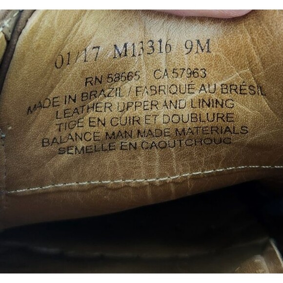1901 Nordstrom M13316 Mens Sz 9 M Brown Suede Leather Oxfords Derby Shoes Brazil main image 8